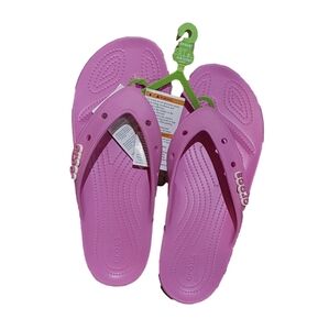 CRORCS ICONIC PINK COMFORT‎ WOMEN'S  THONG SANDALS